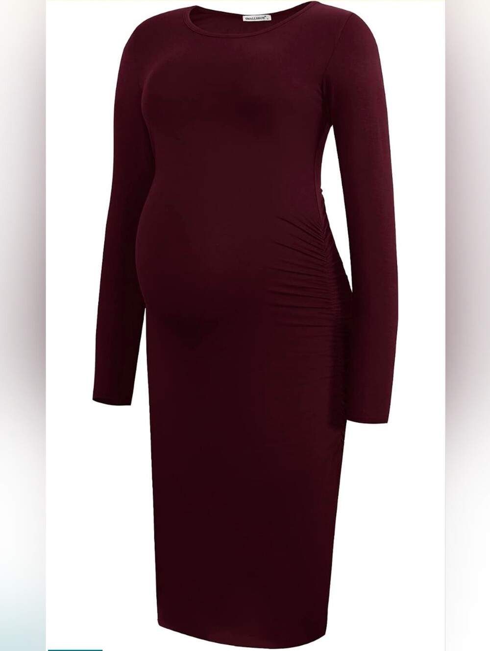 NWT Small Show Maternity Long Sleeve Bodycon Dress